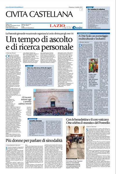 Avvenire - pagina diocesana del 08/10/2023